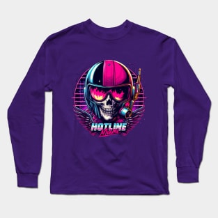 Logo Hotline Miami Biker-For pixel games lovers Long Sleeve T-Shirt